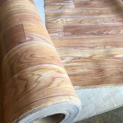 Gingbuilders Hot Sale Plastic Flooring Pvc Flooring Rolls Linoleum,China Factory Waterproof Pvc Vinyl Flooring Sheet Rolls